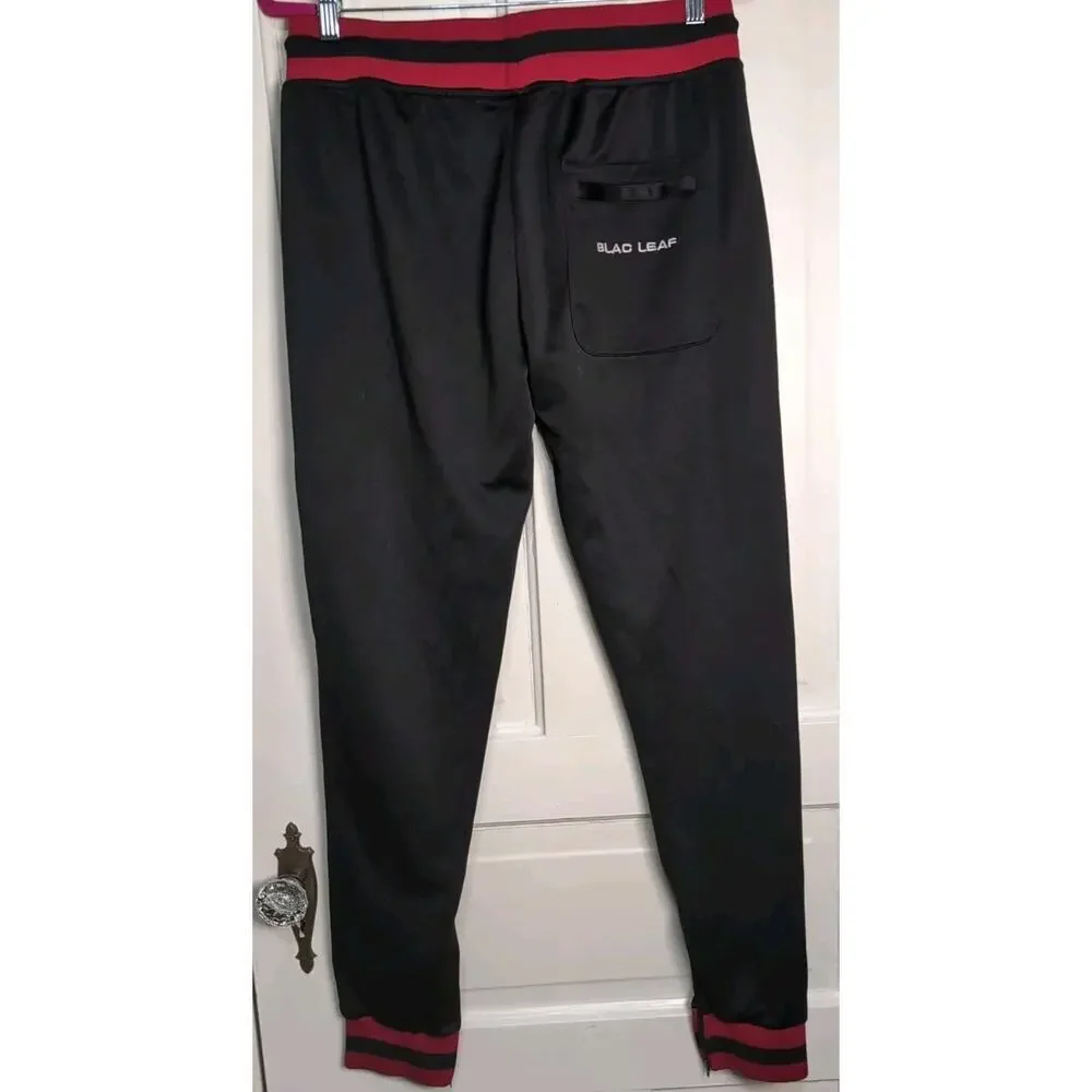 Blac Leaf Splatter Joggers Embroidered Men's L Paintball Logo Skater (960) - Picture 7 of 11